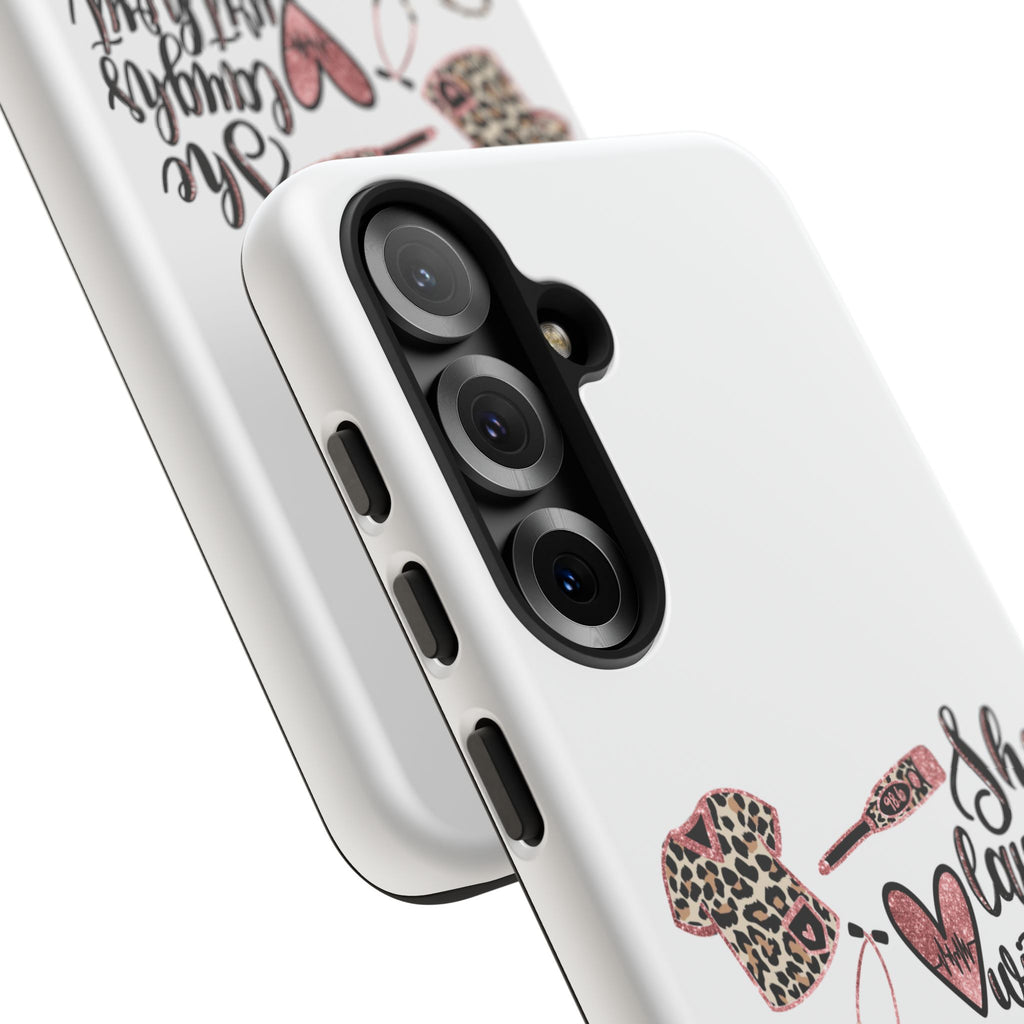 'She Laughs Without Fear' Proverbs 31 Scripture Nurse Tough Phone Case