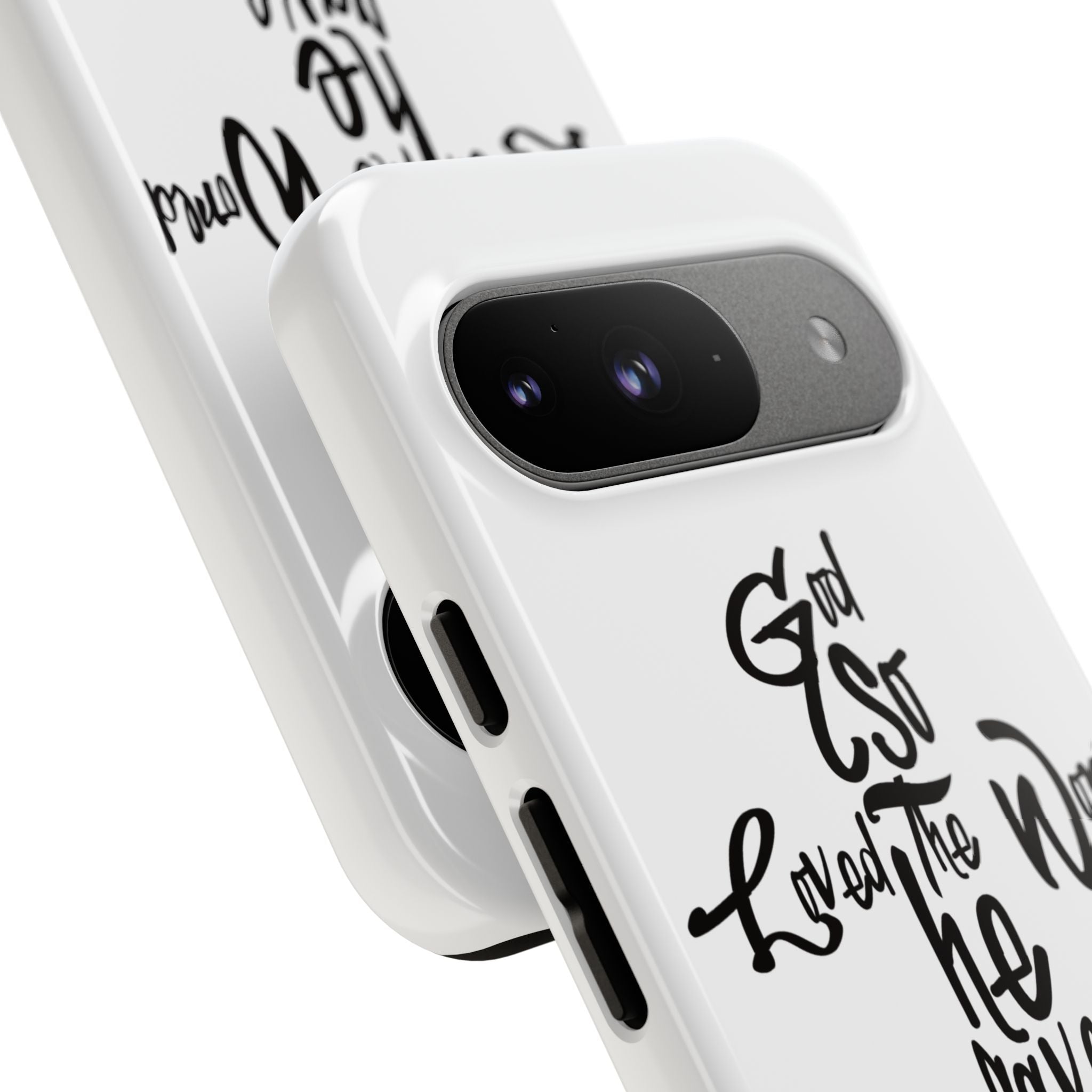 John 3:16 Bible Verse Christian Cross Phone Case — “God So Loved the World He Gave His Only Son”