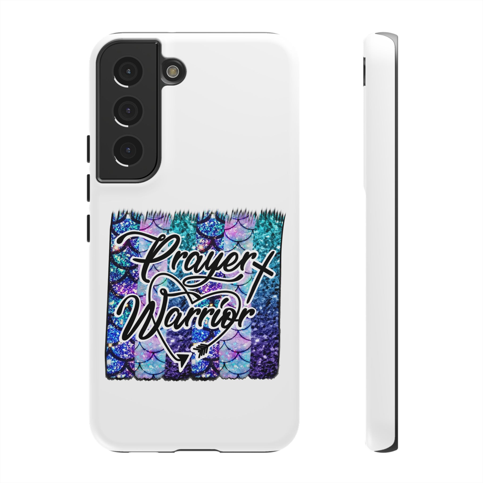 Prayer Warrior Phone Case — Faith-Inspired Tough Protective Cover