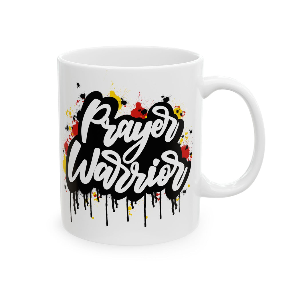 Prayer Warrior Street Art Script Design (11oz, 15oz)