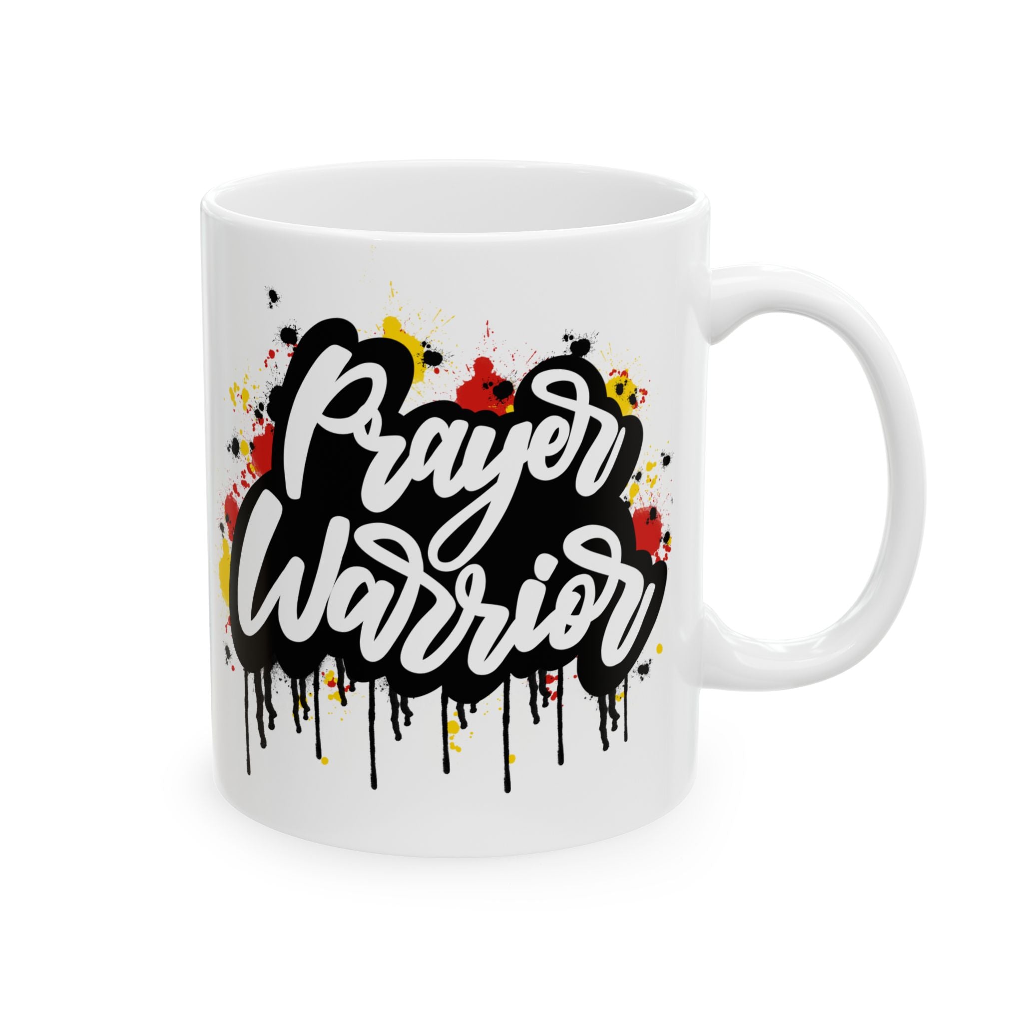 Prayer Warrior Street Art Script Design (11oz, 15oz)