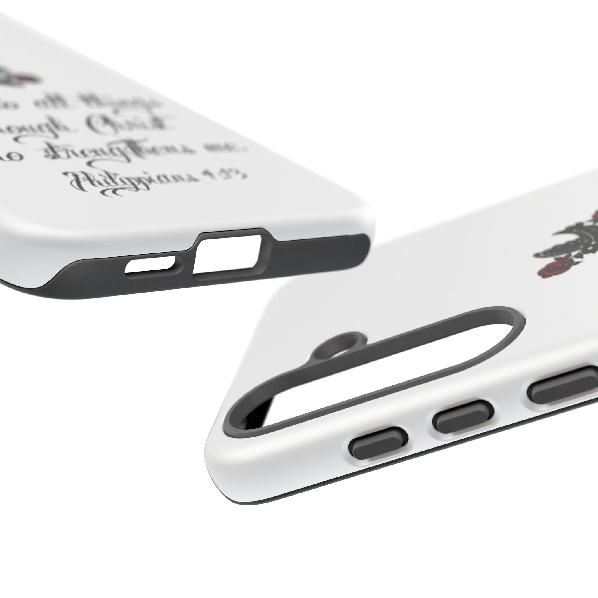 Christian Phone Case — "I can do all things through Christ" (Philippians 4:13)