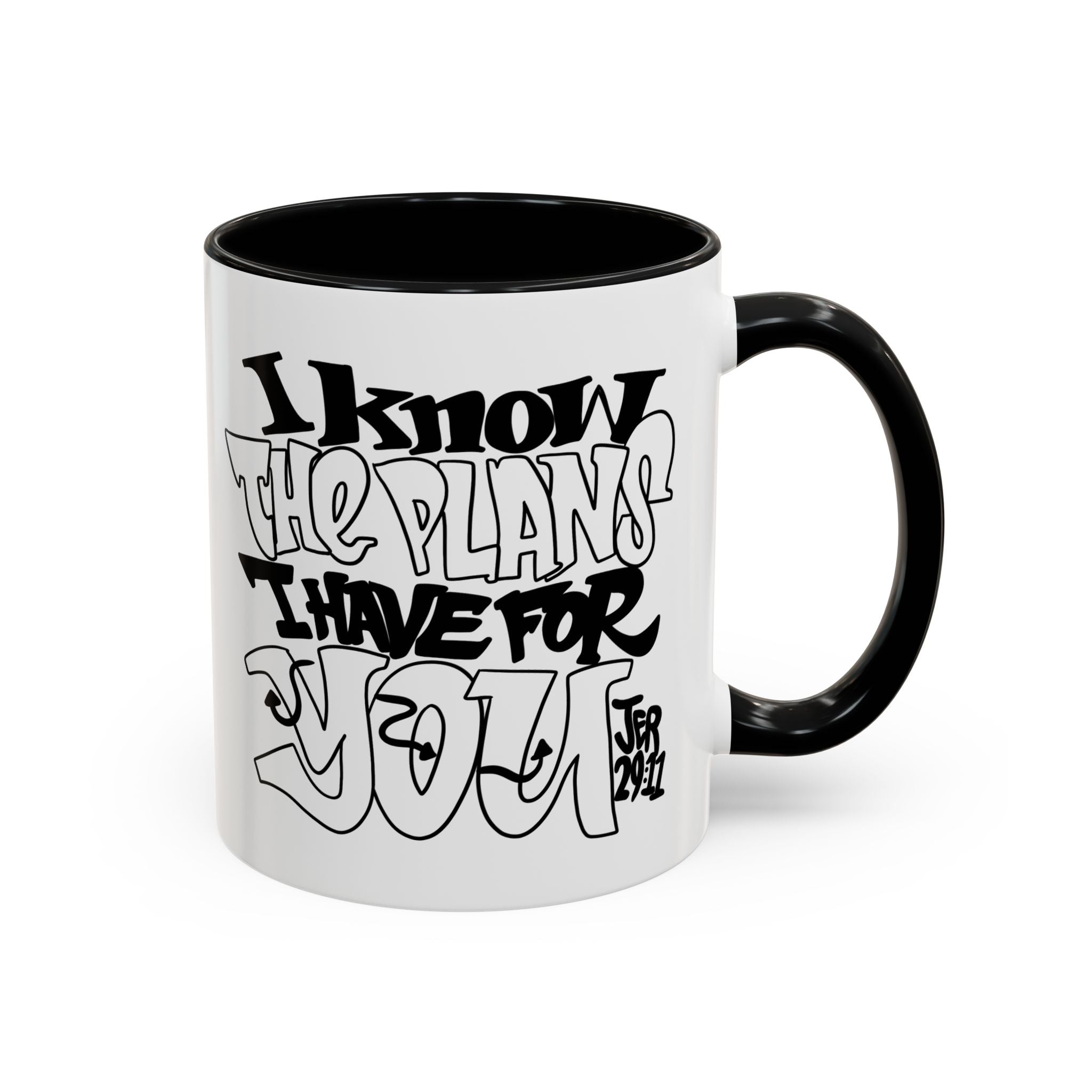I Know The Plans I Have For You Mug — Inspirational Accent Coffee Mug