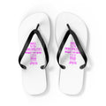Pink Typography Flip Flops – Ephesians 6 Armor of God Sandals