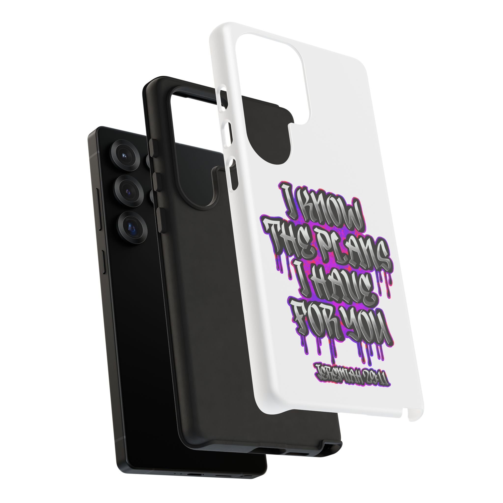 Jeremiah 29:11 Phone Case — "I Know The Plans I Have For You" Christian Bible Verse Protective Case