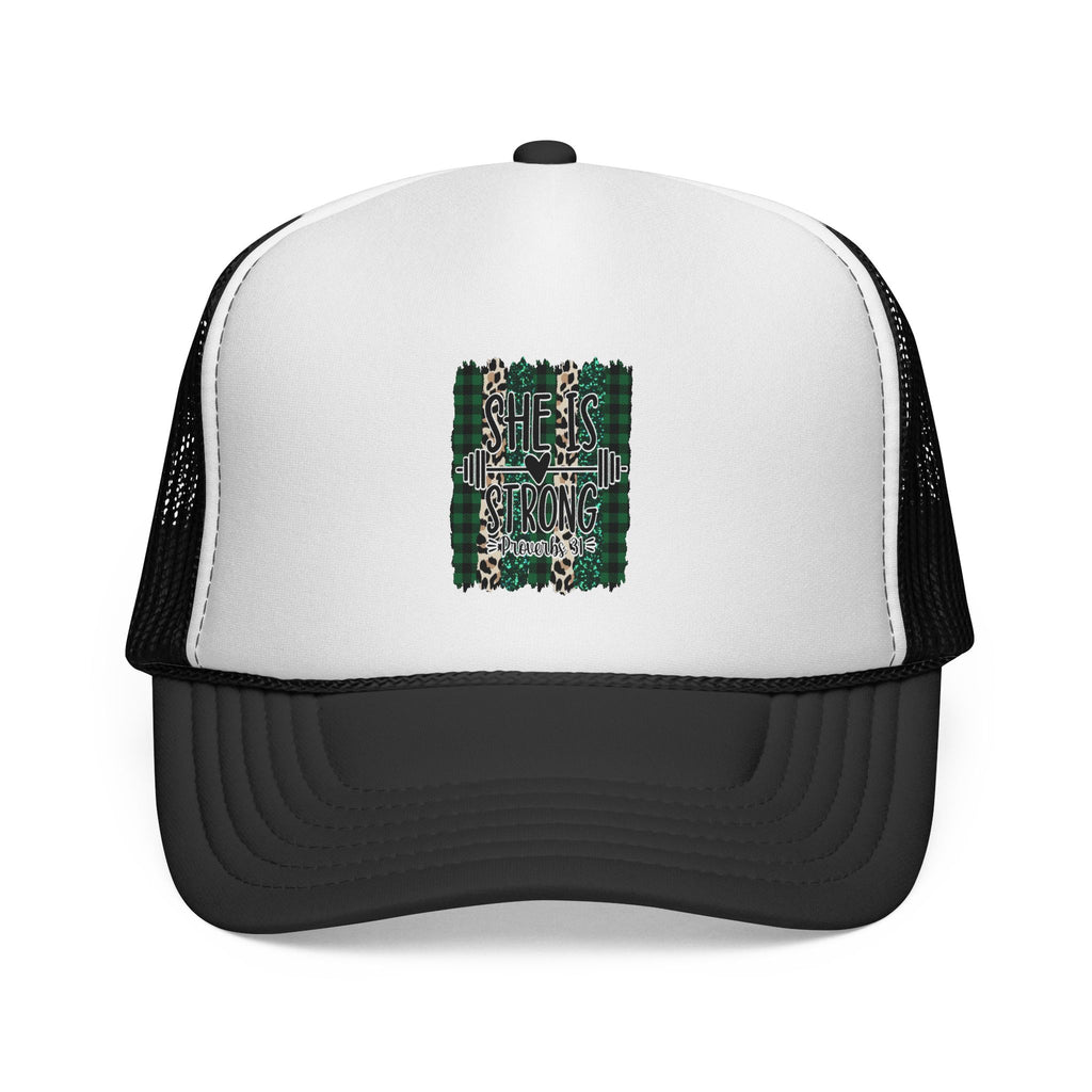 She is Strong Proverbs 31 Trucker Caps
