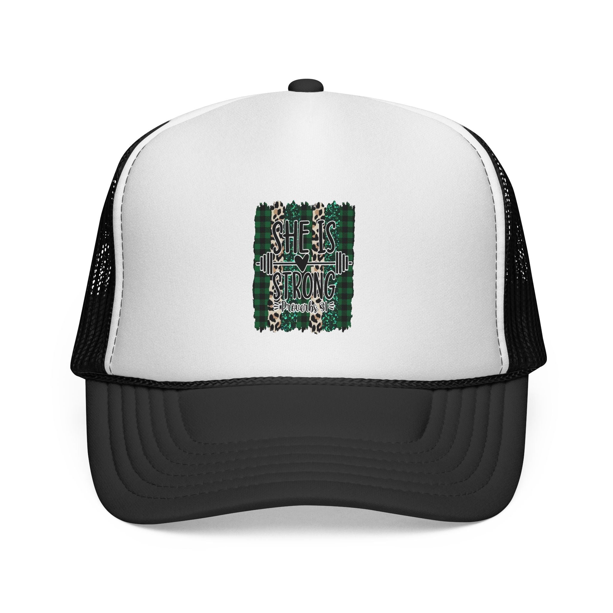 She is Strong Proverbs 31 Trucker Caps