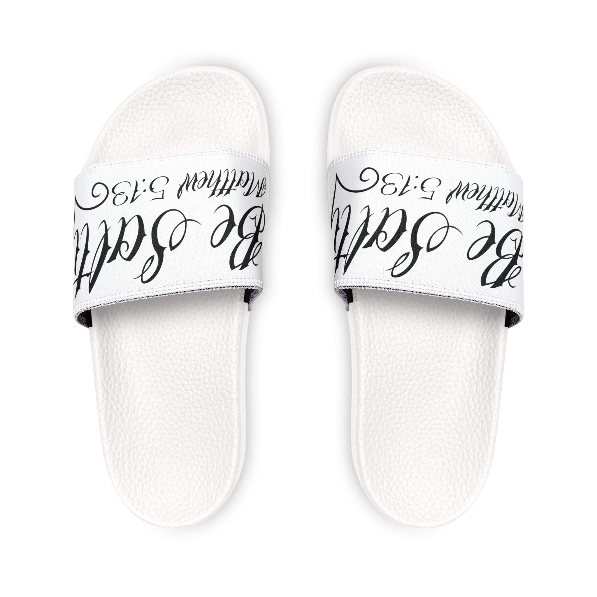 Be Salty Bible Verse Women's Removable-Strap Sandals