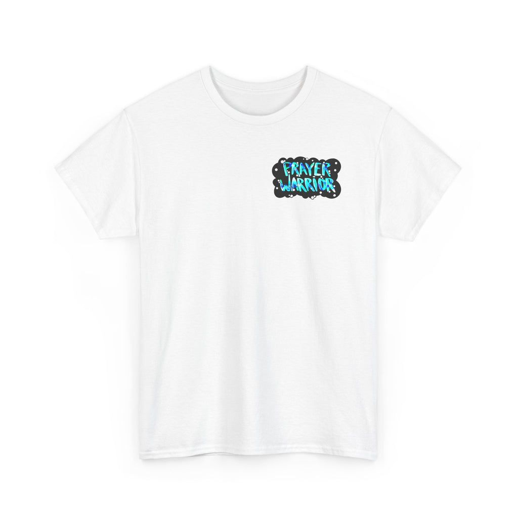 Prayer Warrior T-Shirt — Graphic Faith Tee (Front/Back)