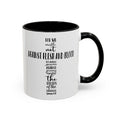 Christian Cross Coffee Mug - "Not Against Flesh and Blood" Inspirational Bible Verse Accent Mug