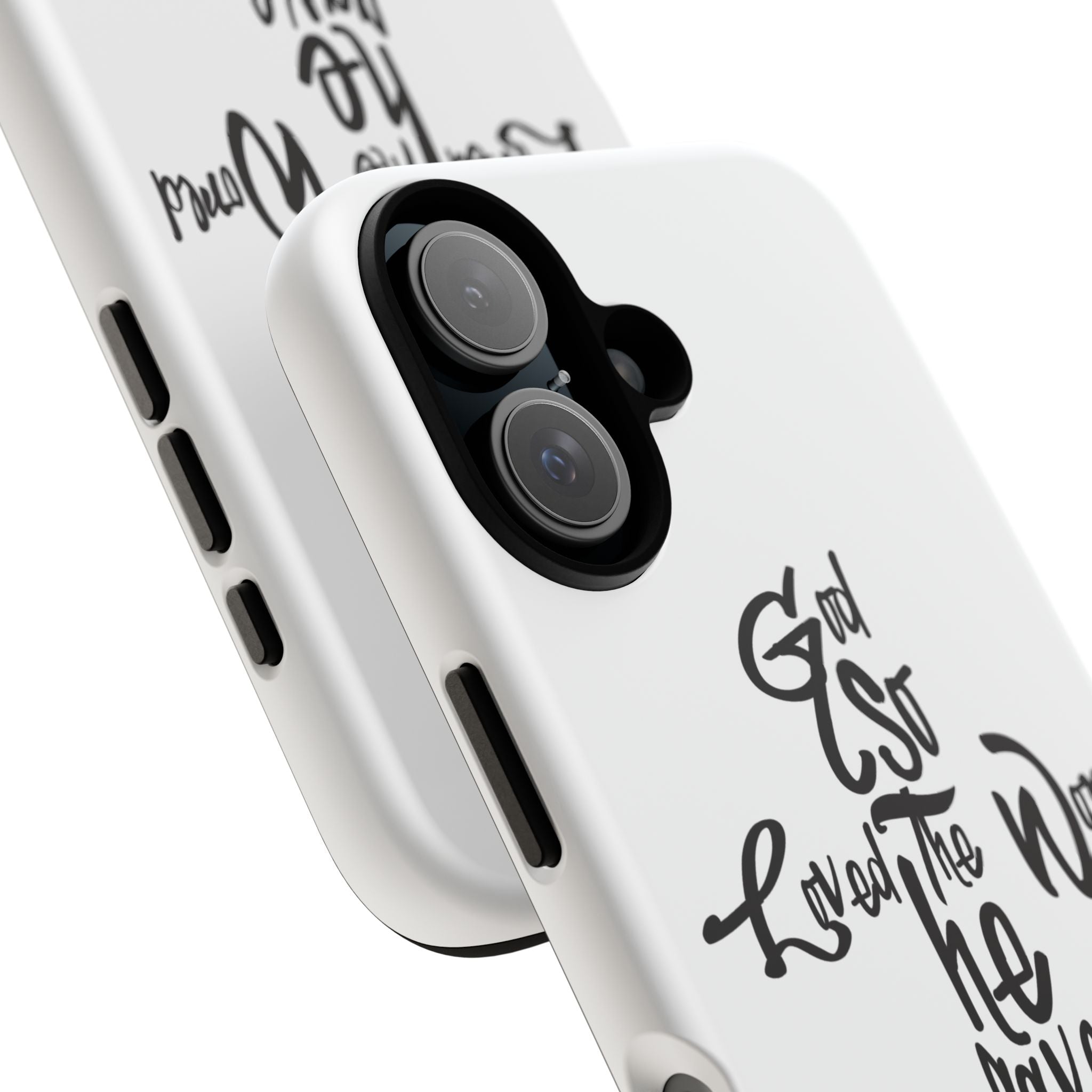 John 3:16 Bible Verse Christian Cross Phone Case — “God So Loved the World He Gave His Only Son”