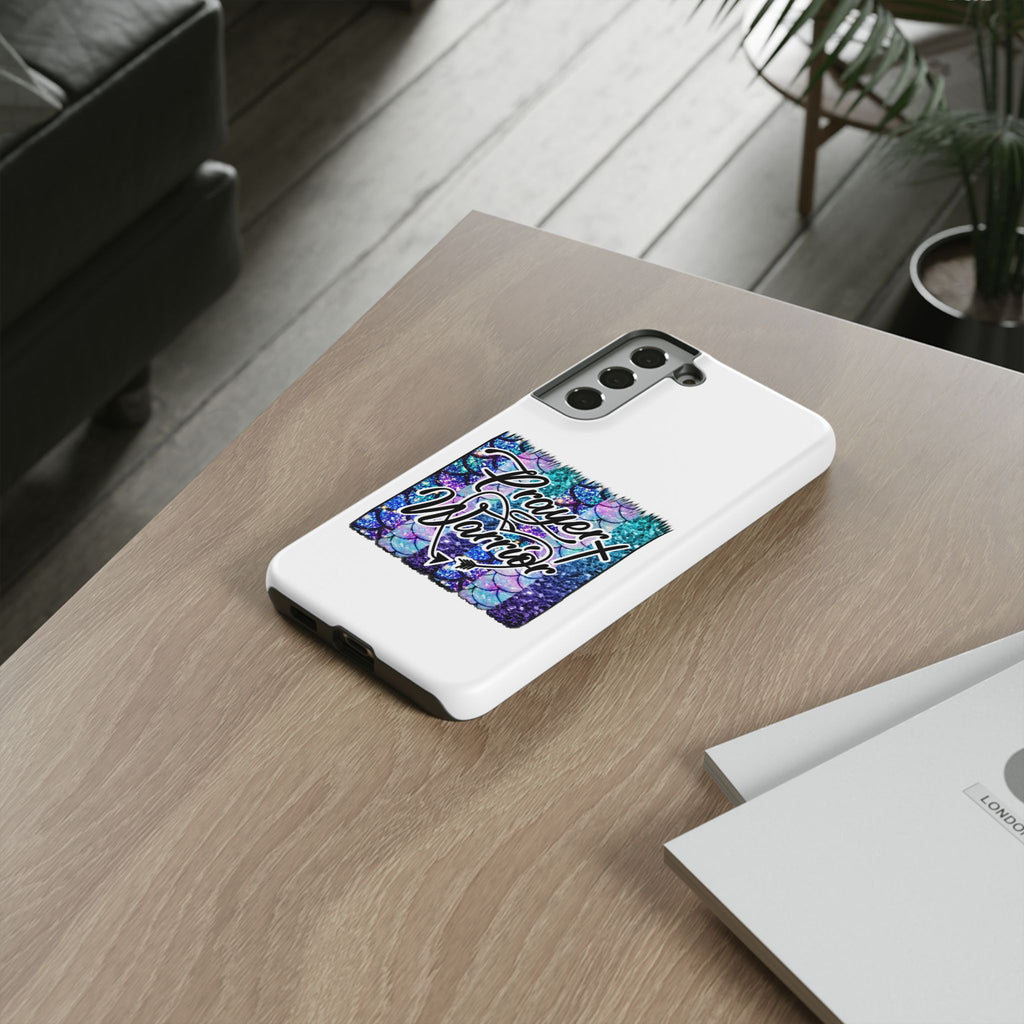 Prayer Warrior Phone Case — Faith-Inspired Tough Protective Cover