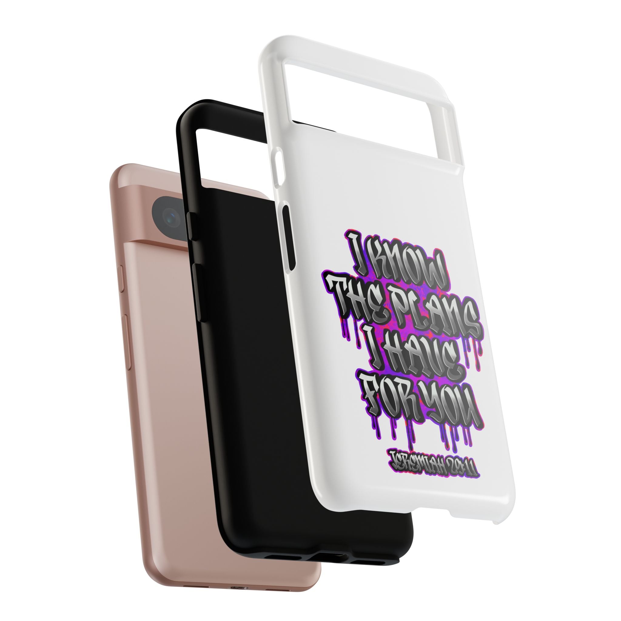 Jeremiah 29:11 Phone Case — "I Know The Plans I Have For You" Christian Bible Verse Protective Case