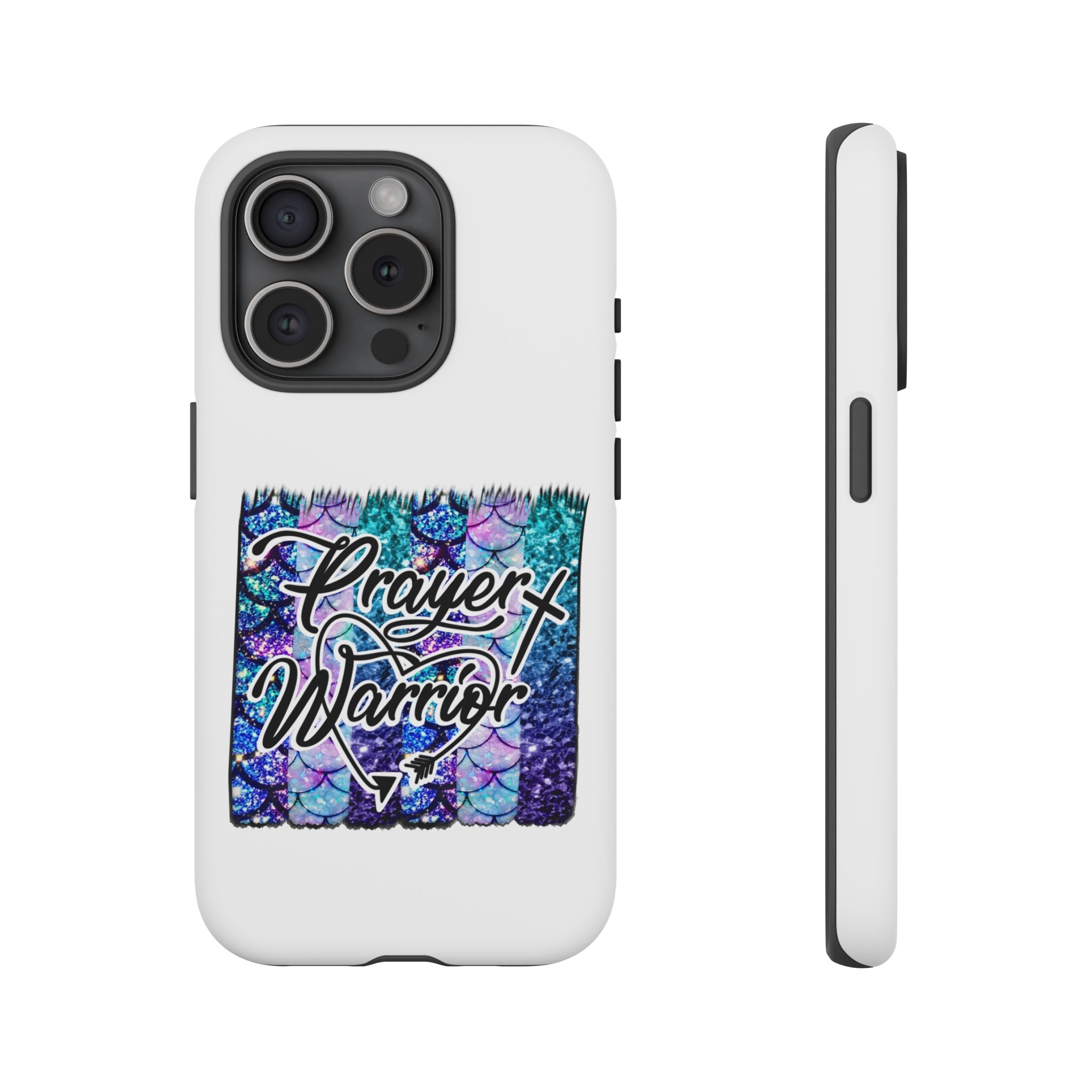 Prayer Warrior Phone Case — Faith-Inspired Tough Protective Cover