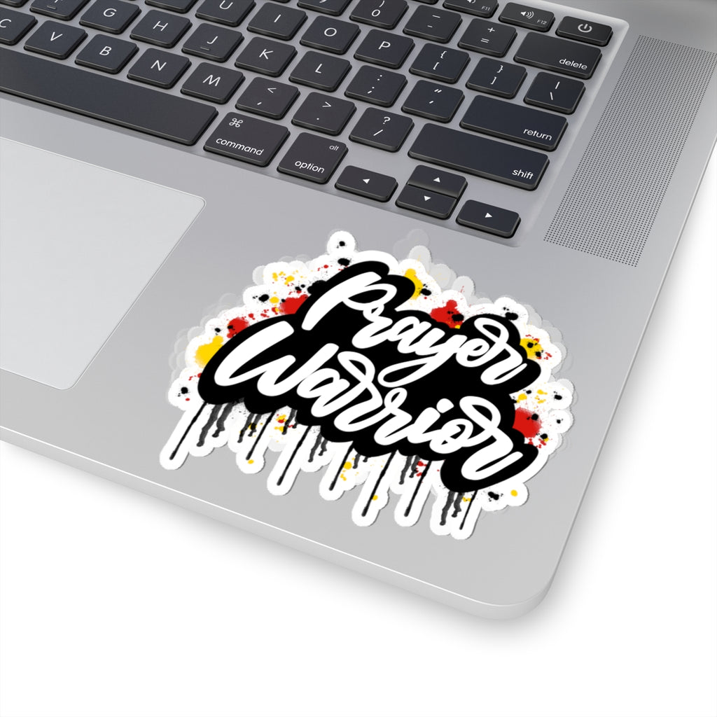 Prayer Warrior Sticker – Inspirational Kiss-Cut Faith Decal