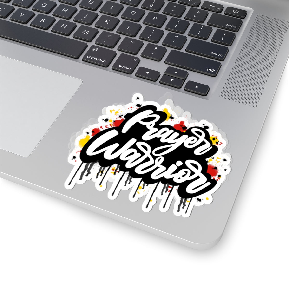 Prayer Warrior Sticker – Inspirational Kiss-Cut Faith Decal