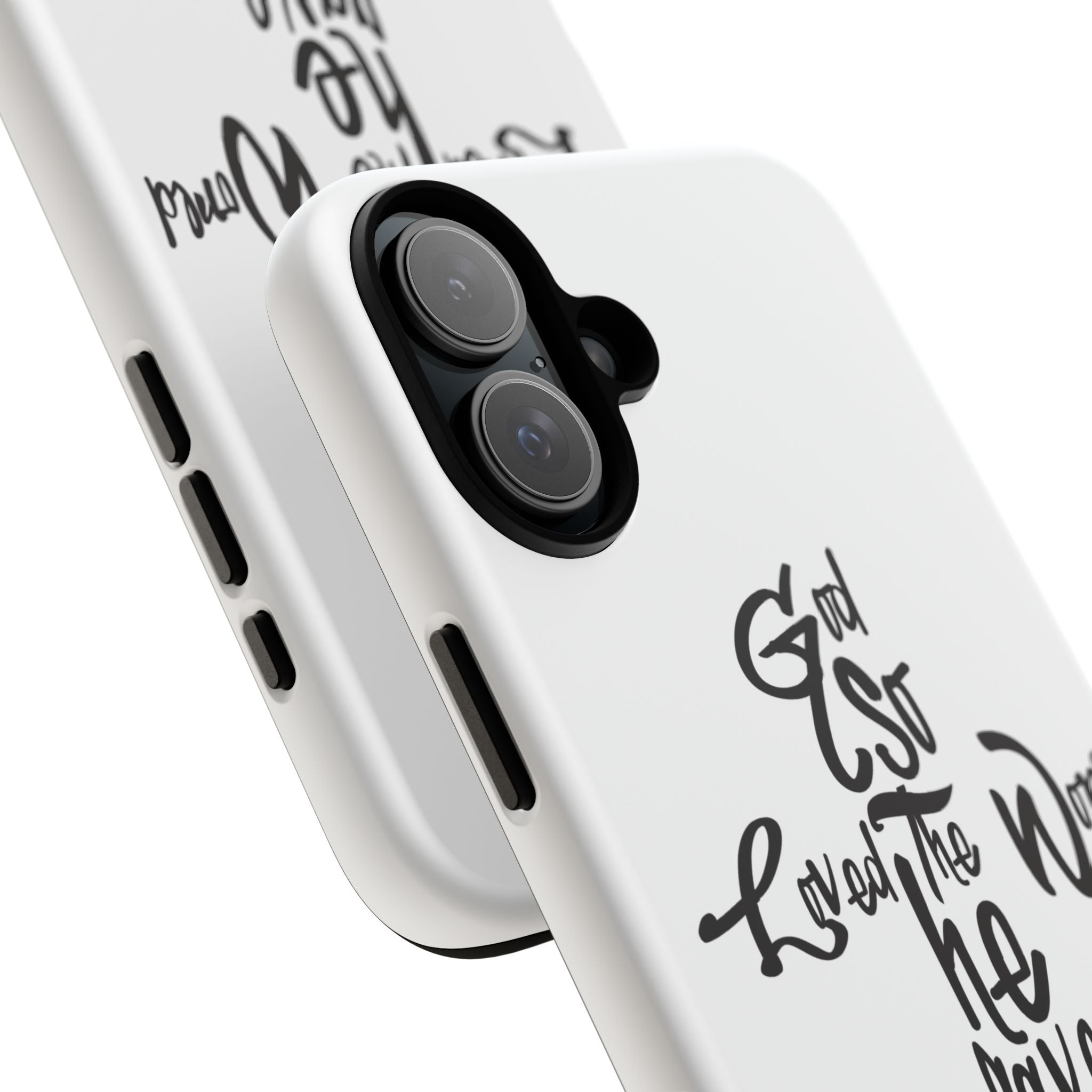 John 3:16 Bible Verse Christian Cross Phone Case — “God So Loved the World He Gave His Only Son”