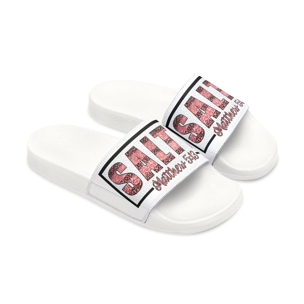 Salty Bible Verse Women's Removable-Strap Sandals