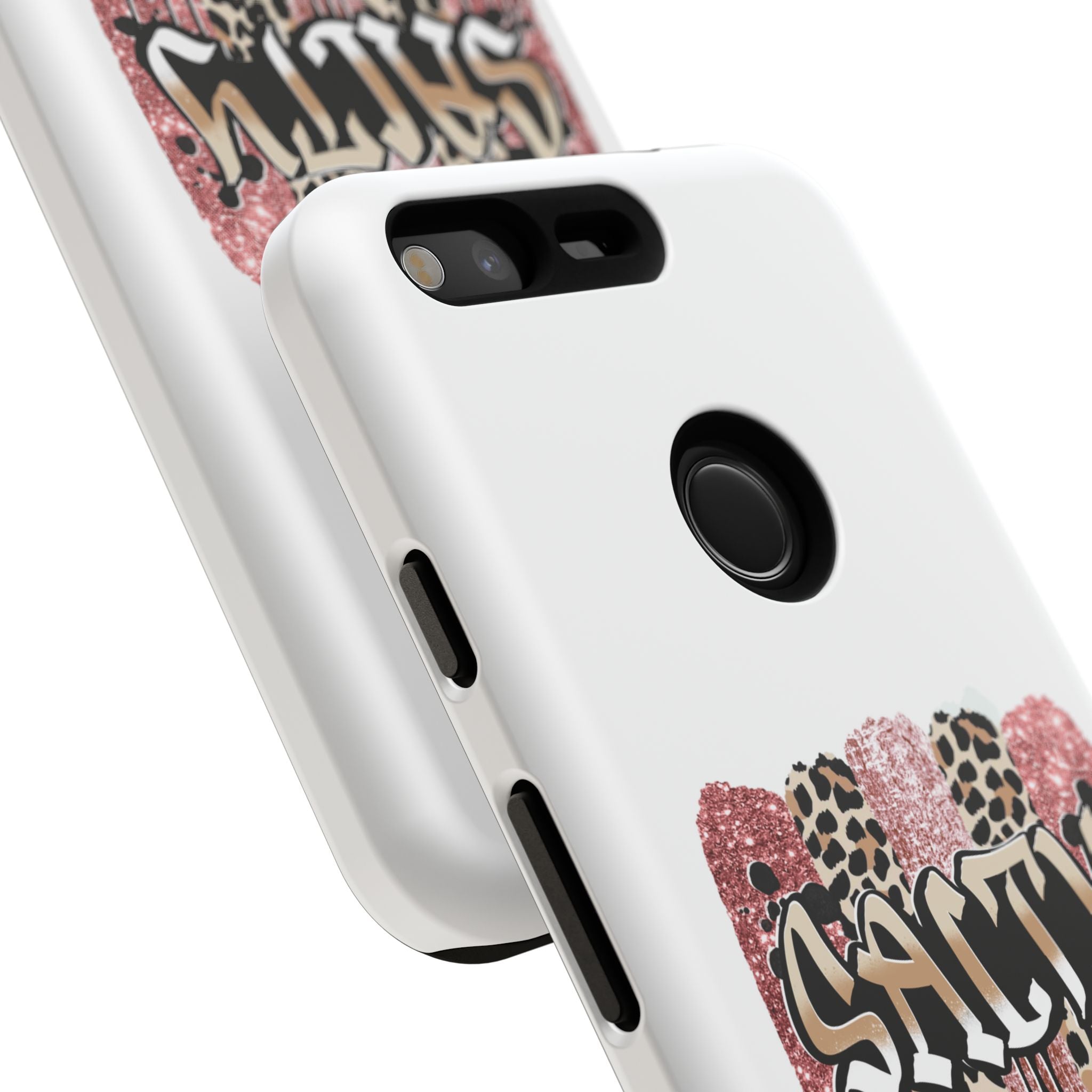 Salty Matthew 5:13 Scripture Leopard Pink Glitter Tough Case — Matthew 5:13 Scripture Phone Cover