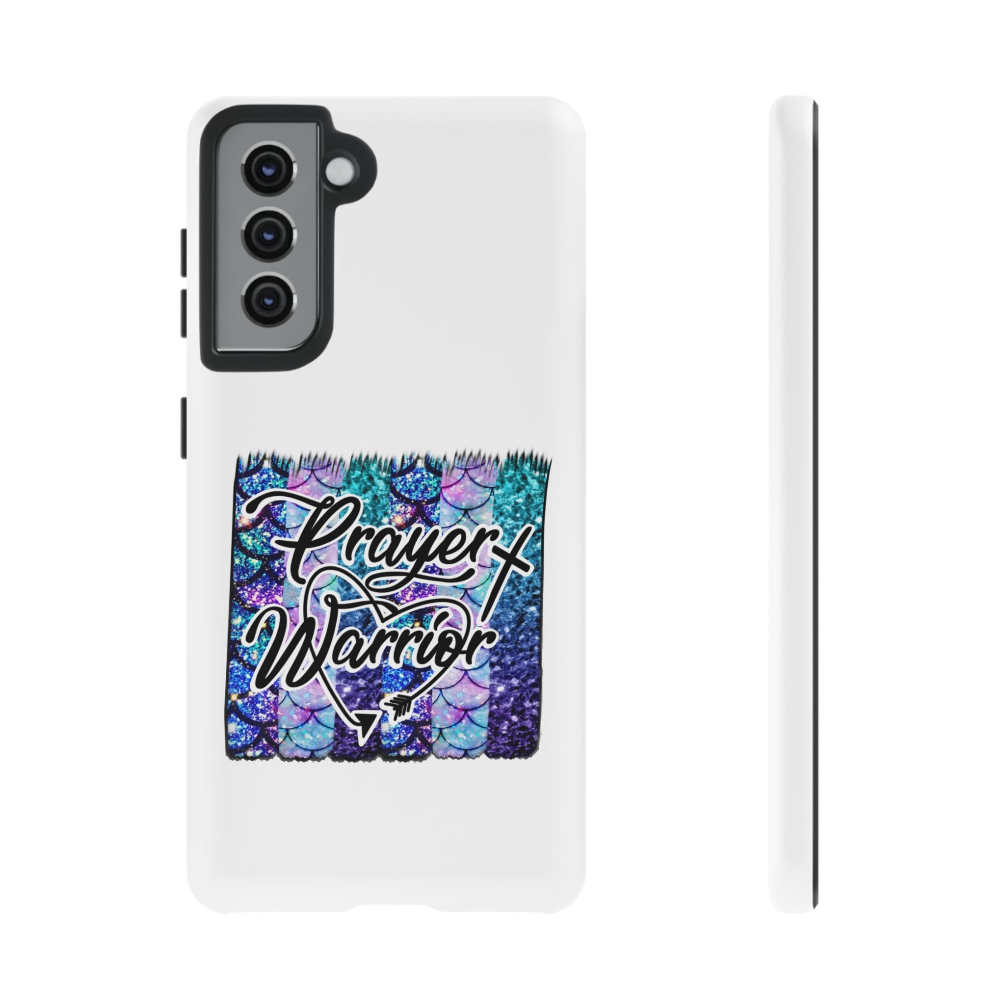 Prayer Warrior Phone Case — Faith-Inspired Tough Protective Cover