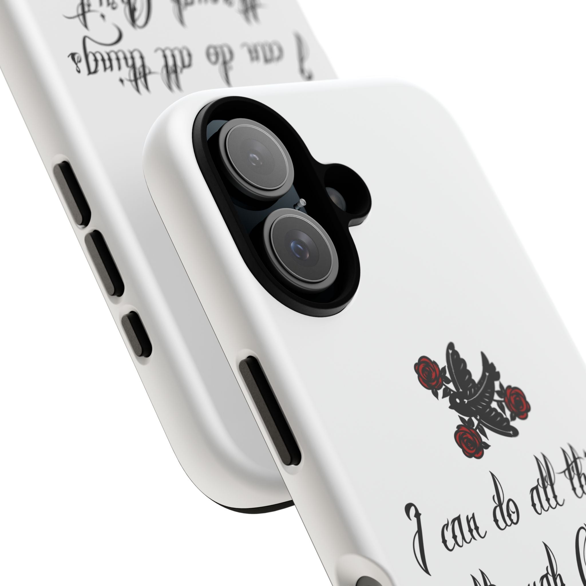 Christian Phone Case — "I can do all things through Christ" (Philippians 4:13)