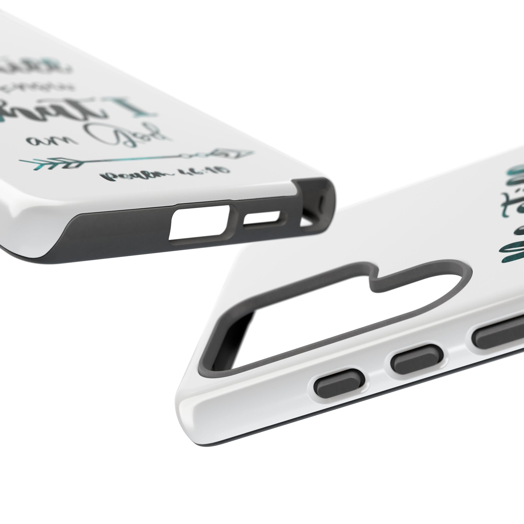 Christian Phone Case - "Be Still & Know That I Am God" Psalm 46:10 Protective Tough Case