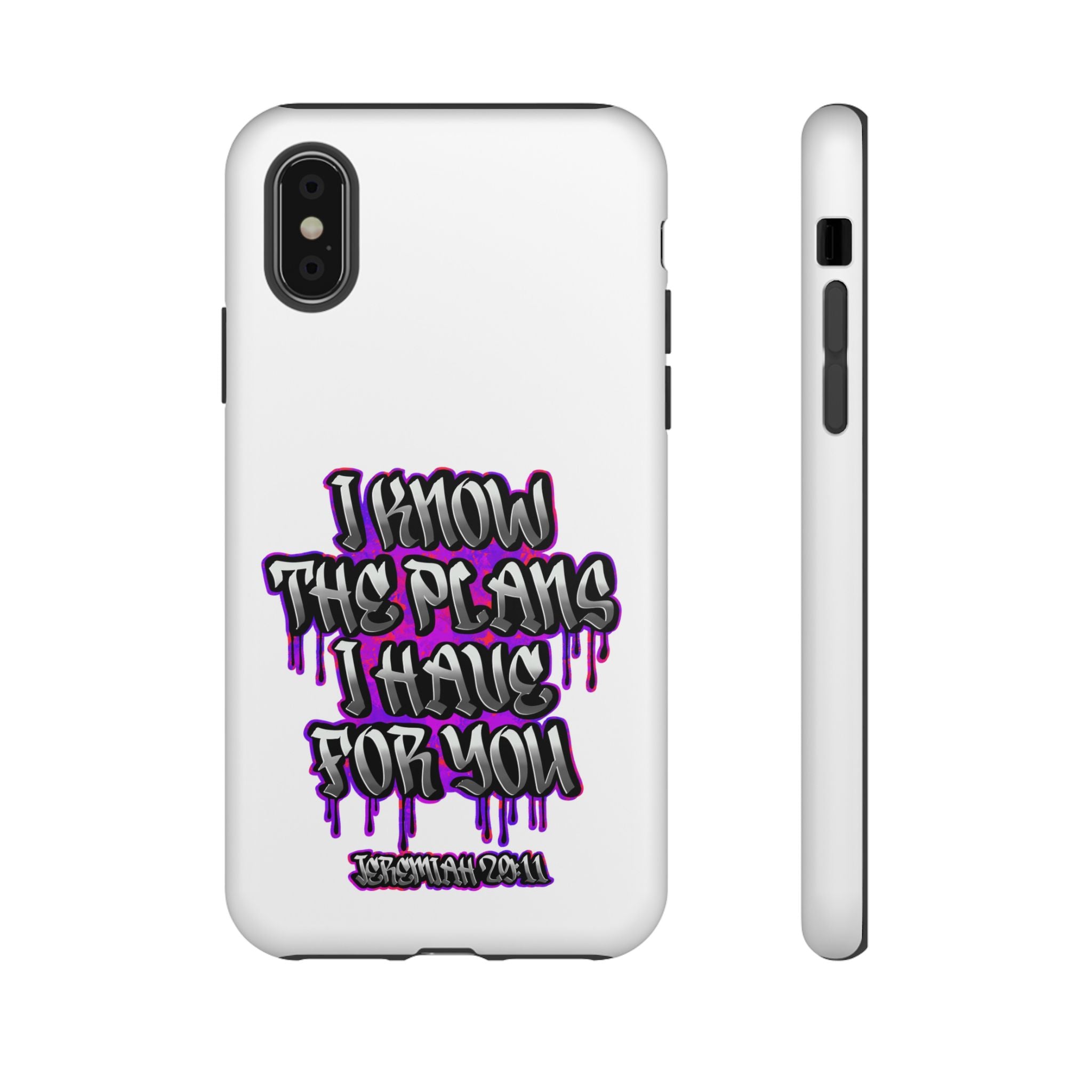 Jeremiah 29:11 Phone Case — "I Know The Plans I Have For You" Christian Bible Verse Protective Case