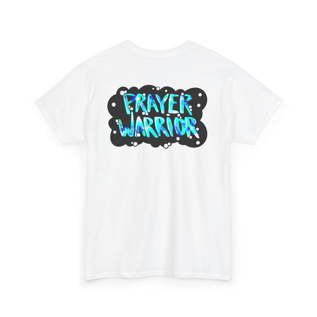 Prayer Warrior T-Shirt — Graphic Faith Tee (Front/Back)