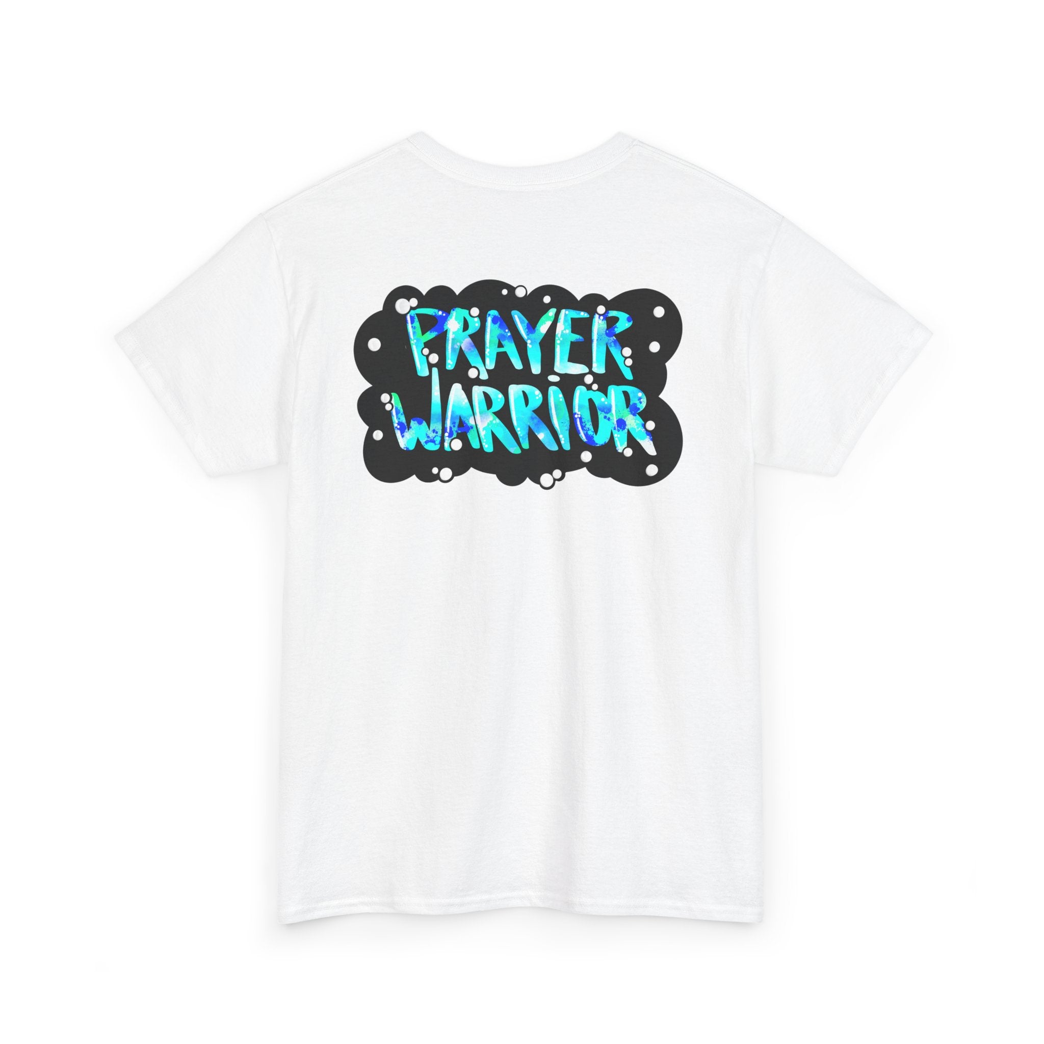 Prayer Warrior T-Shirt — Graphic Faith Tee (Front/Back)