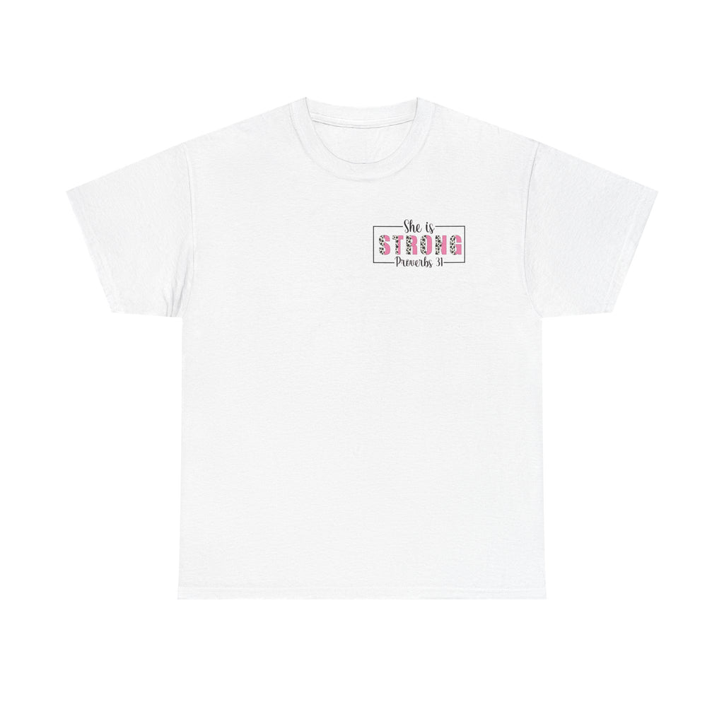 She Is Strong Proverbs 31 T‑Shirt