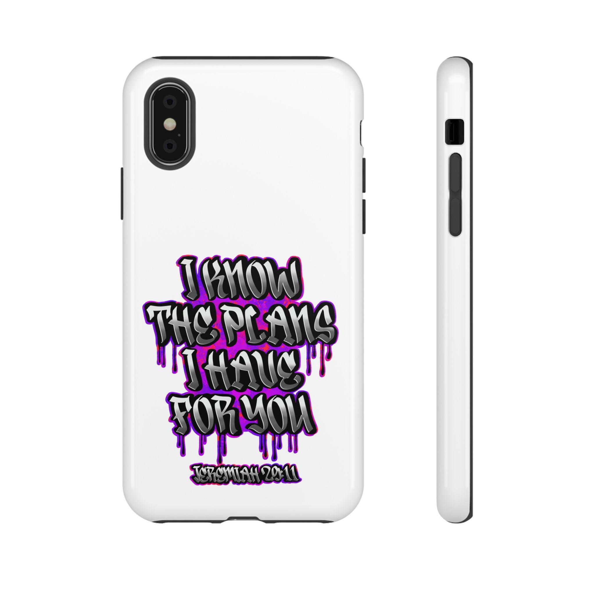 Jeremiah 29:11 Phone Case — "I Know The Plans I Have For You" Christian Bible Verse Protective Case