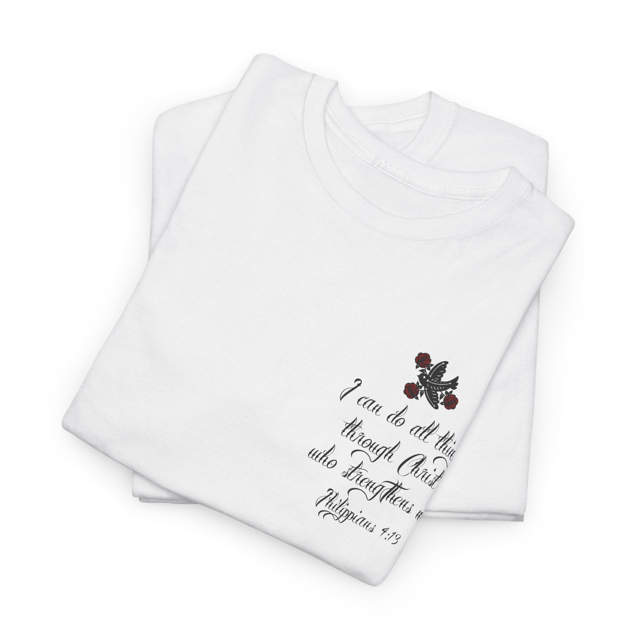 Christian Tee — "I Can Do All Things" Philippians 4:13 Inspirational T‑Shirt