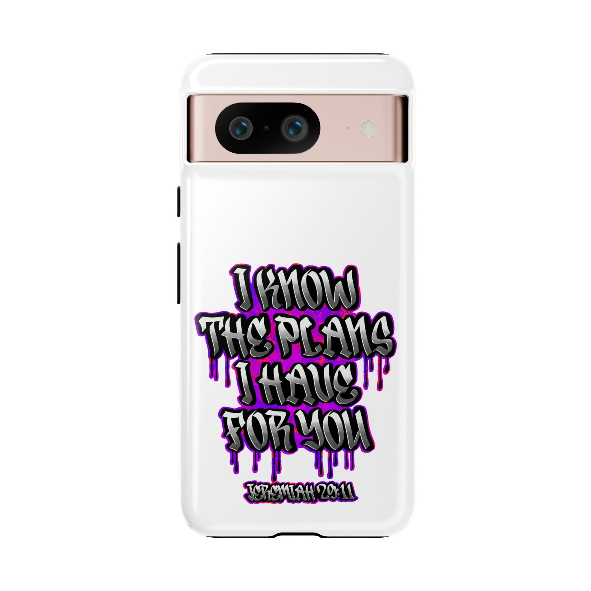 Jeremiah 29:11 Phone Case — "I Know The Plans I Have For You" Christian Bible Verse Protective Case