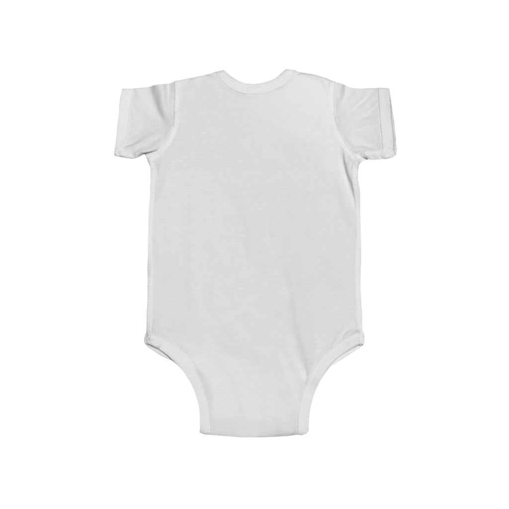 Infant Bodysuit — "I Would The Plans I Have It For You" Cute Blue Drip Graphic Baby Onesie