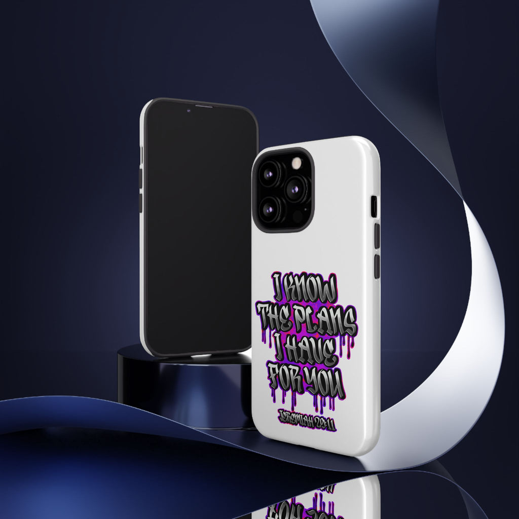 Jeremiah 29:11 Phone Case — "I Know The Plans I Have For You" Christian Bible Verse Protective Case
