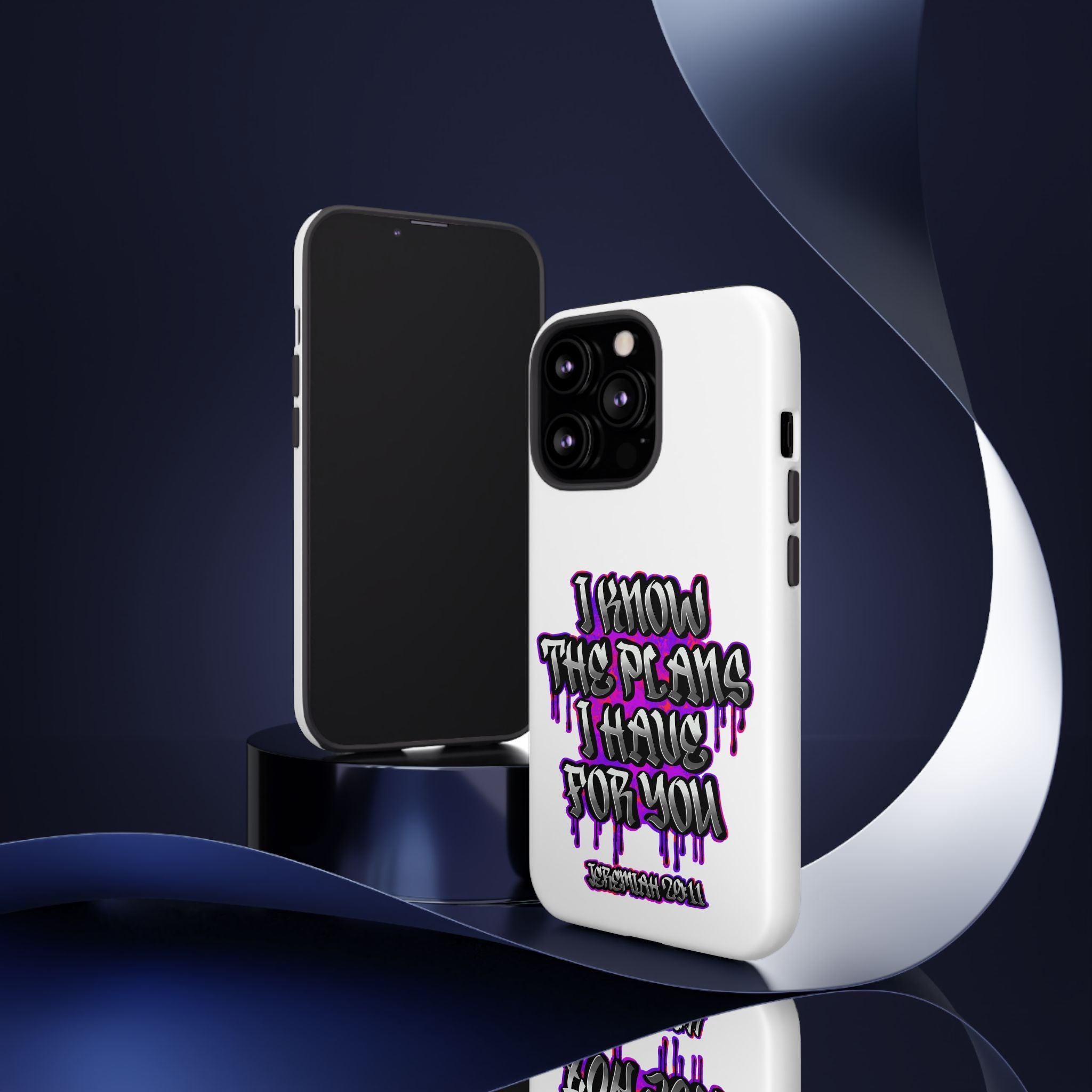 Jeremiah 29:11 Phone Case — "I Know The Plans I Have For You" Christian Bible Verse Protective Case