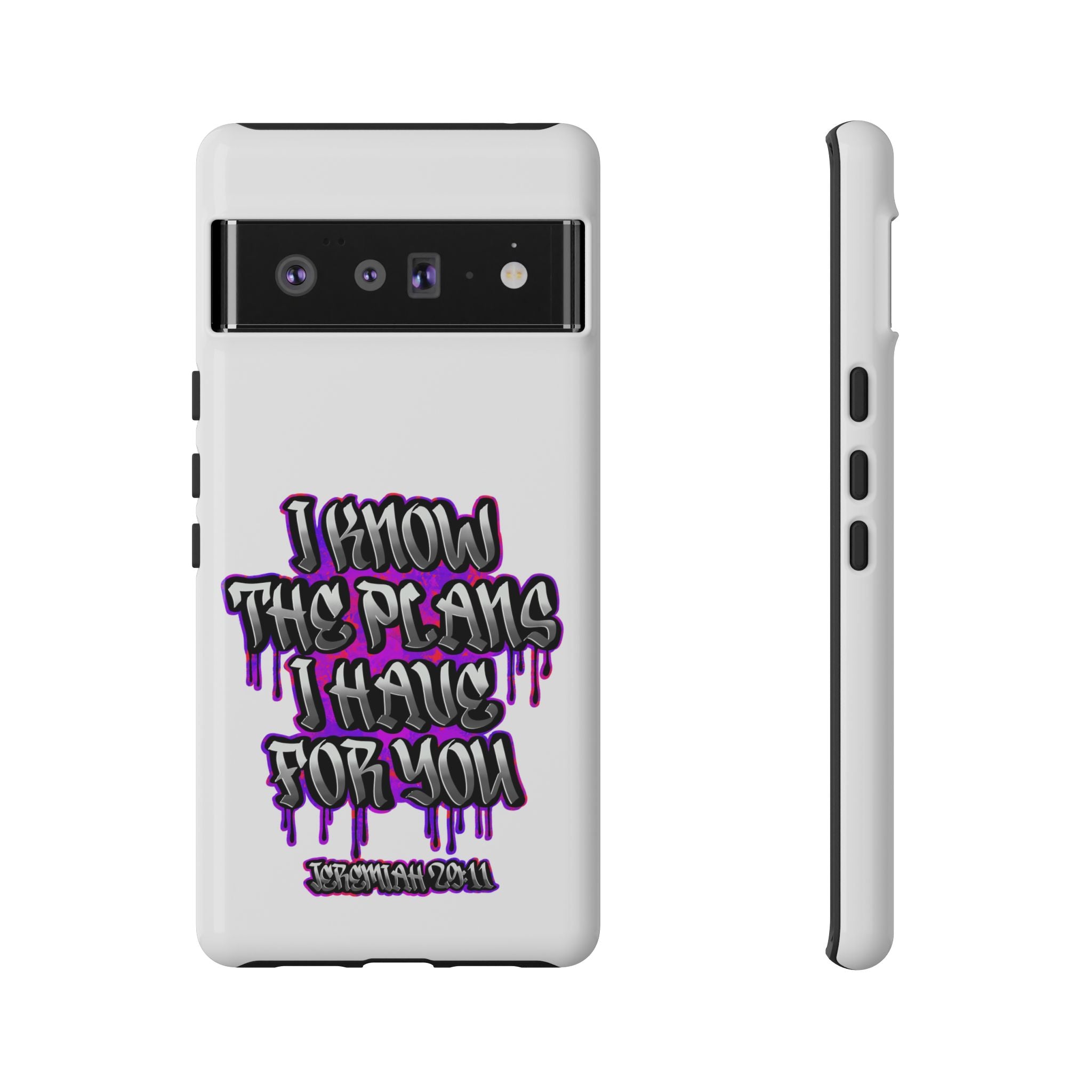 Jeremiah 29:11 Phone Case — "I Know The Plans I Have For You" Christian Bible Verse Protective Case