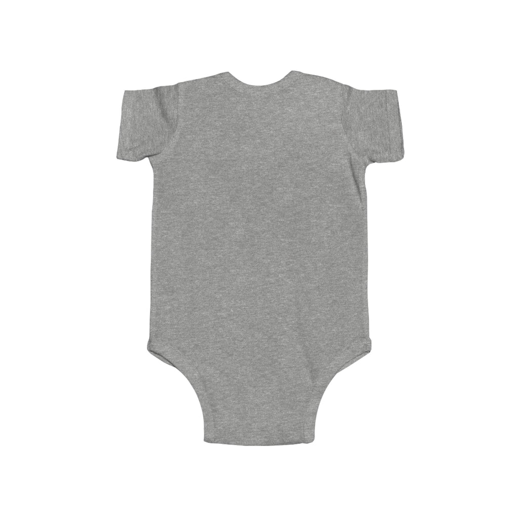 Infant Bodysuit with Cross Calligraphy John 3:16 — Christian Baby Onesie, Religious Gift