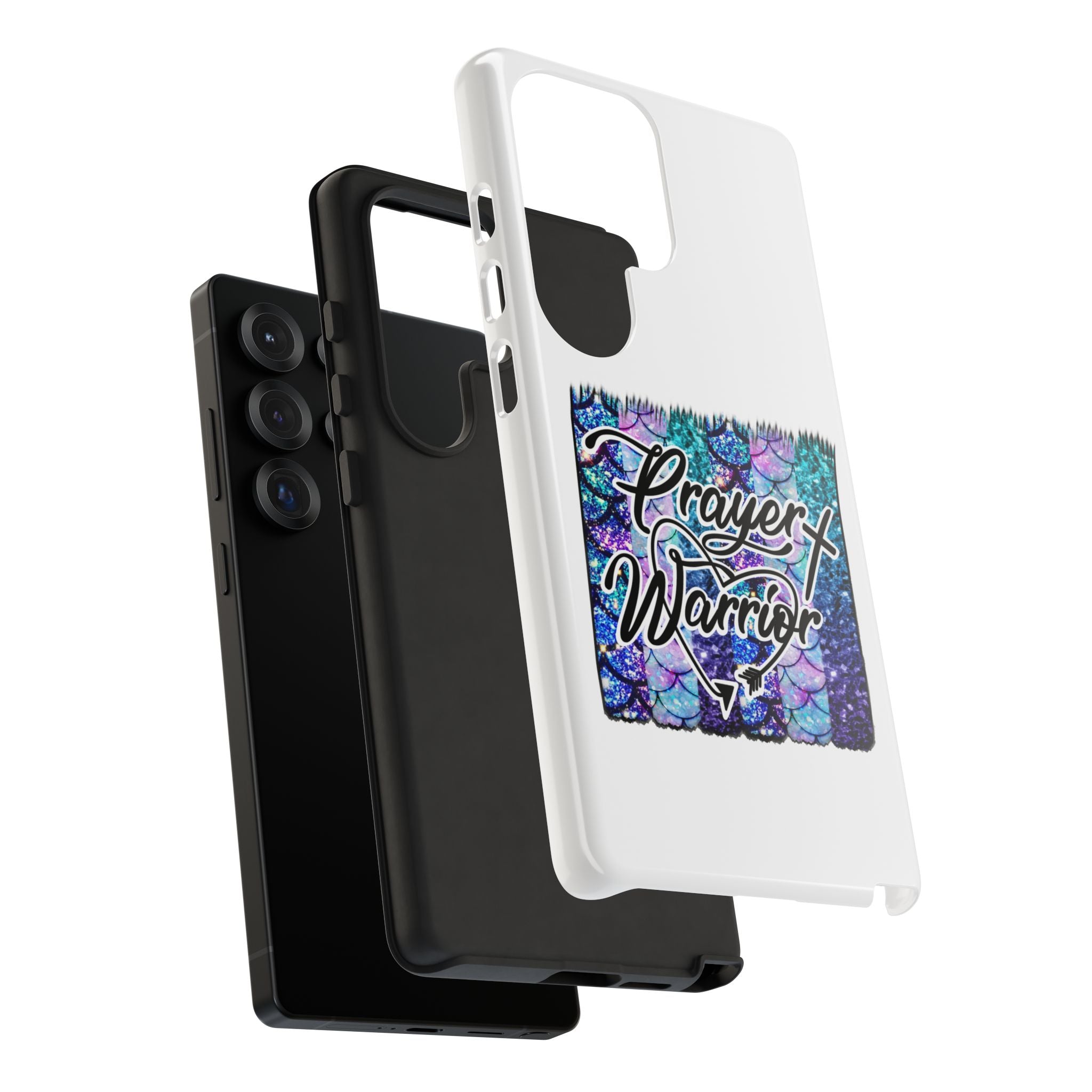 Prayer Warrior Phone Case — Faith-Inspired Tough Protective Cover