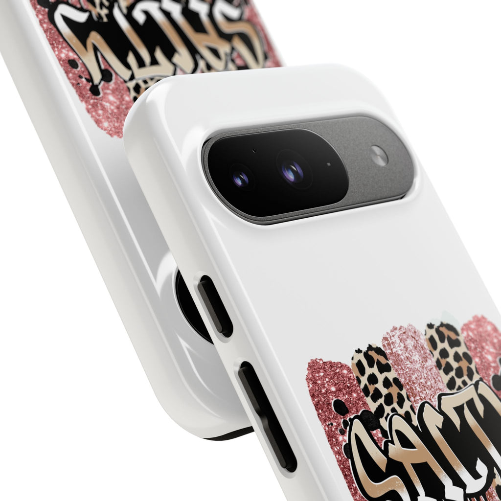 Salty Matthew 5:13 Scripture Leopard Pink Glitter Tough Case — Matthew 5:13 Scripture Phone Cover