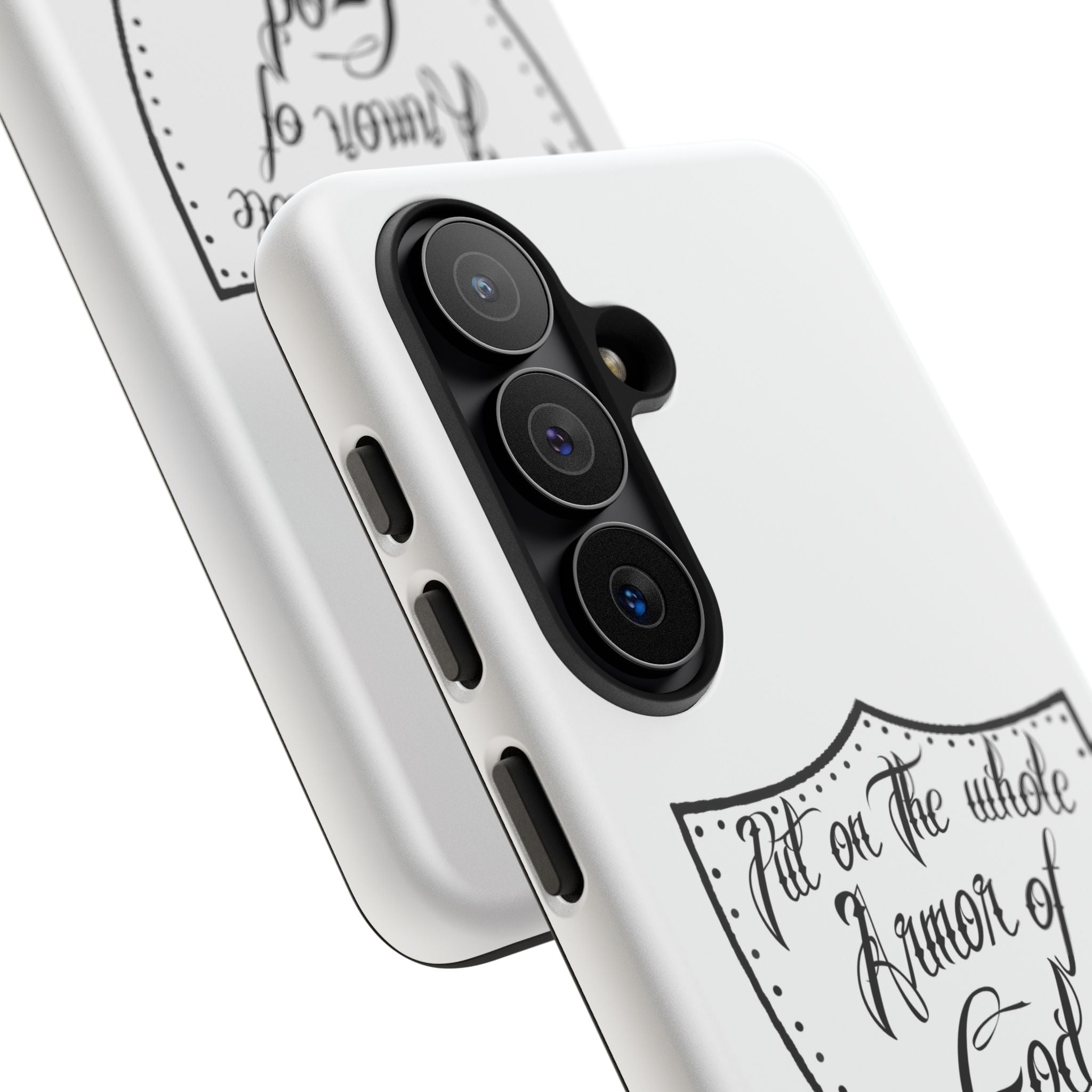 Armor of God Phone Case — Ephesians 6:11 Christian Floral Protective Cover
