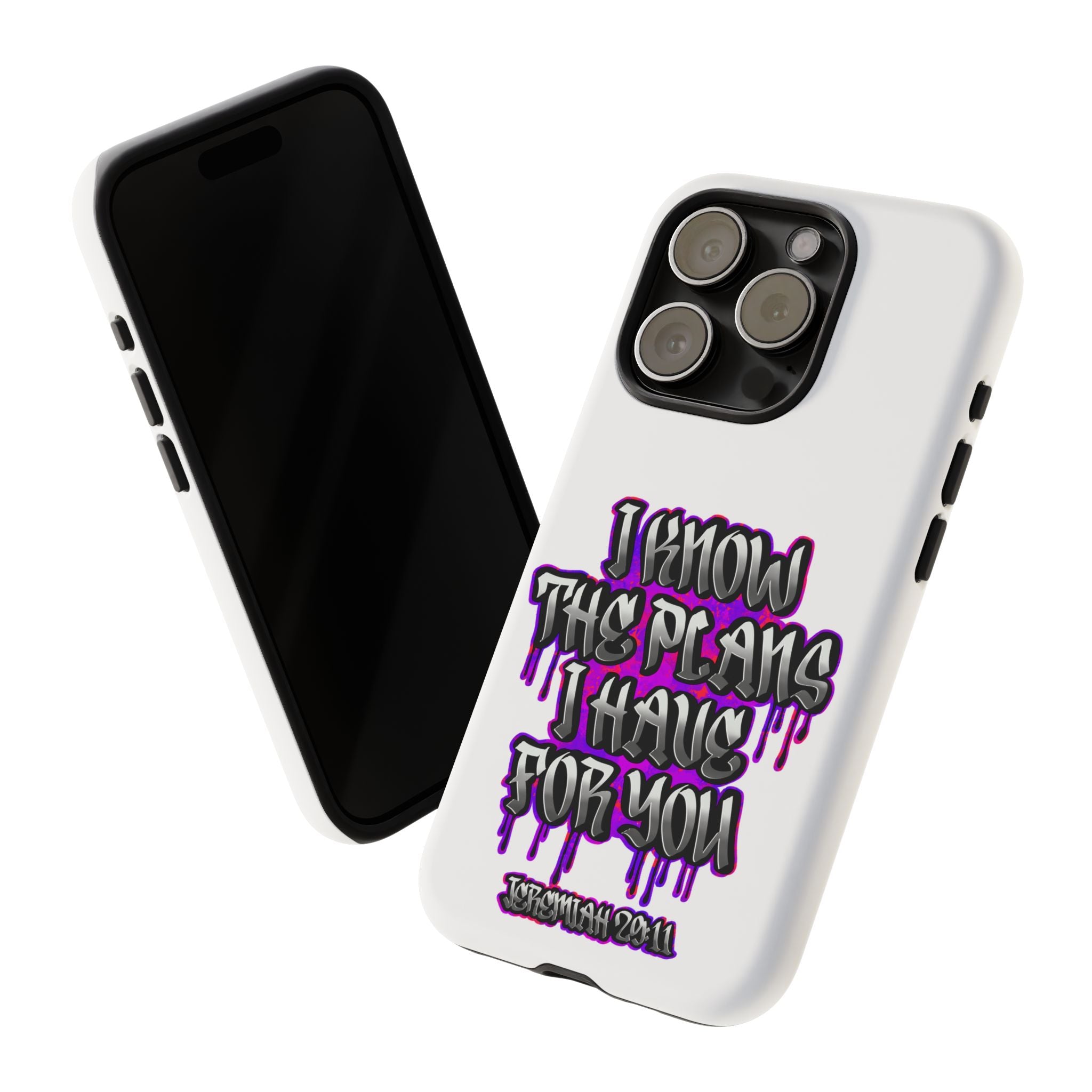 Jeremiah 29:11 Phone Case — "I Know The Plans I Have For You" Christian Bible Verse Protective Case