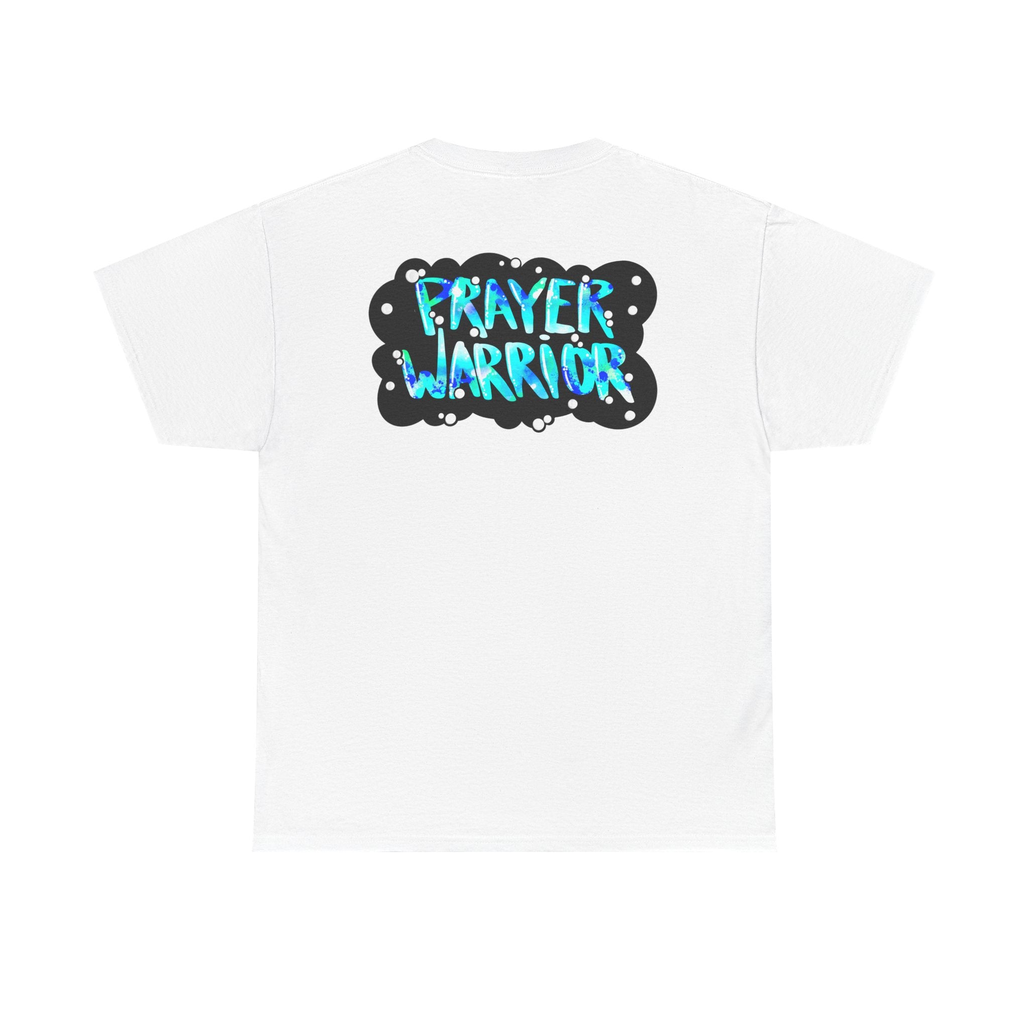 Prayer Warrior T-Shirt — Graphic Faith Tee (Front/Back)