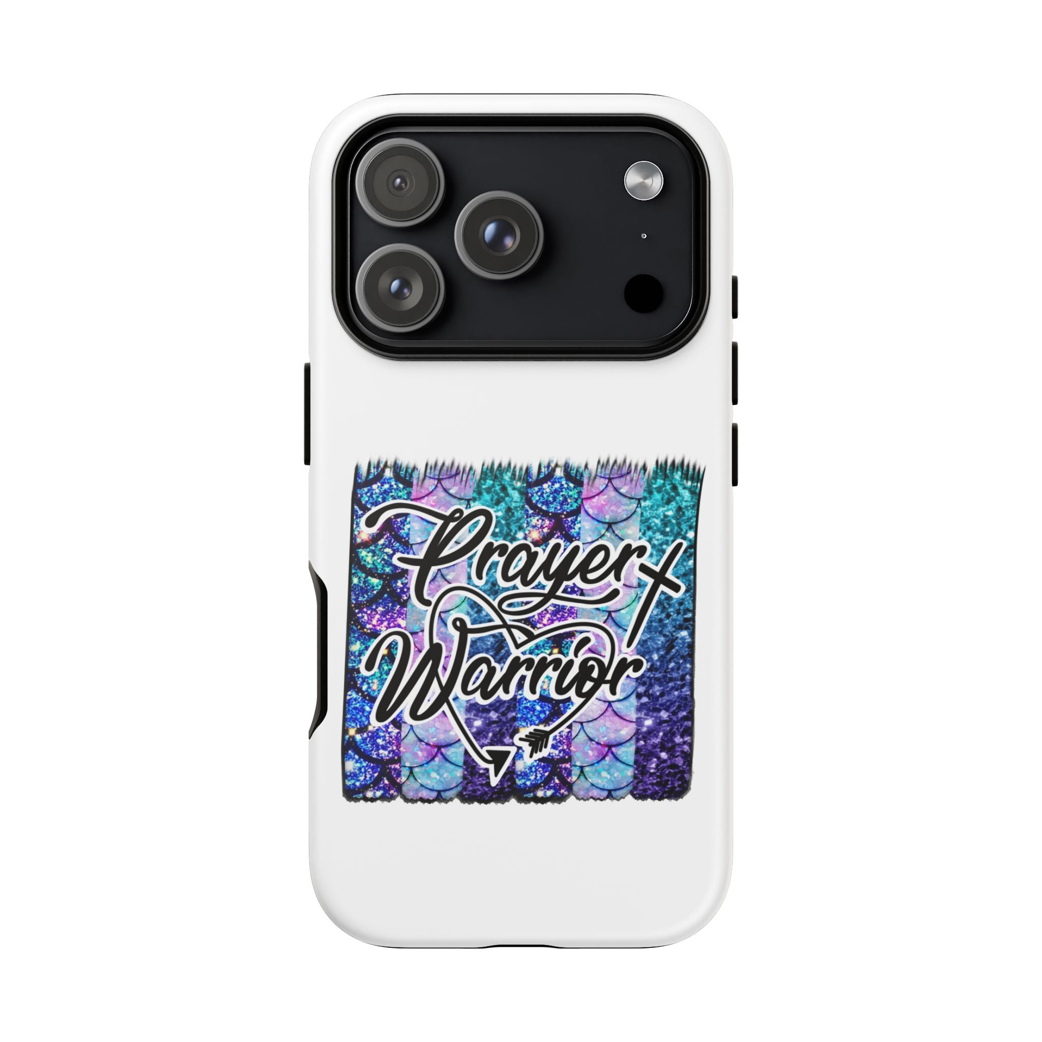 Prayer Warrior Phone Case — Faith-Inspired Tough Protective Cover