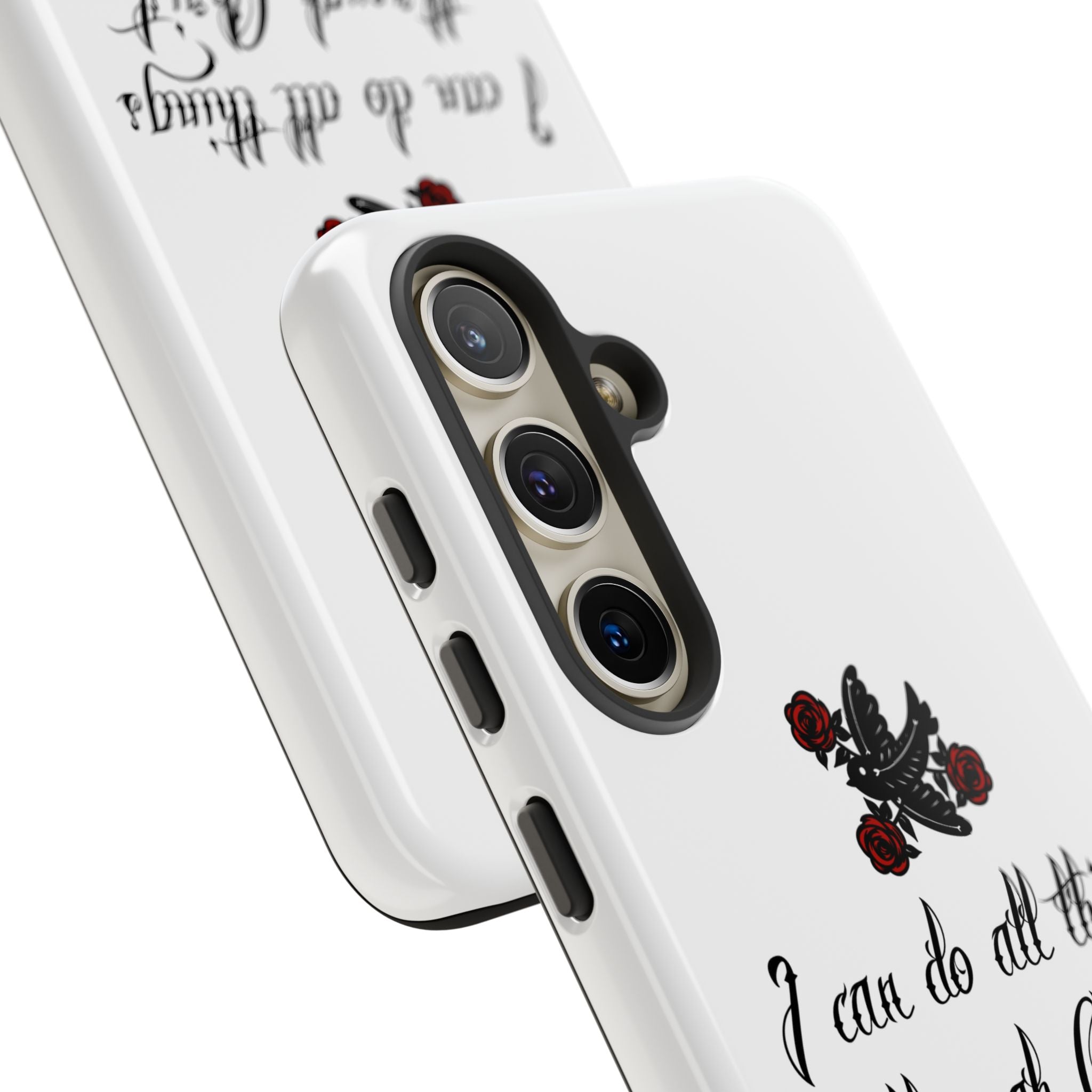 Christian Phone Case — "I can do all things through Christ" (Philippians 4:13)