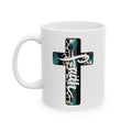 Southwestern Christian Cross Faith Coffee Mug (11oz, 15oz)