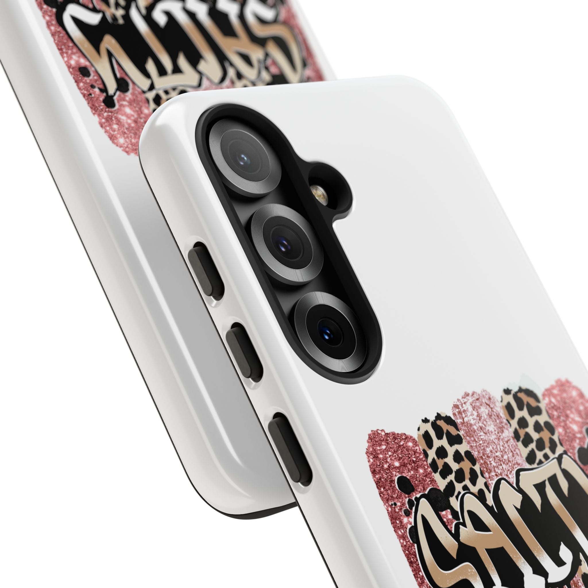 Salty Matthew 5:13 Scripture Leopard Pink Glitter Tough Case — Matthew 5:13 Scripture Phone Cover