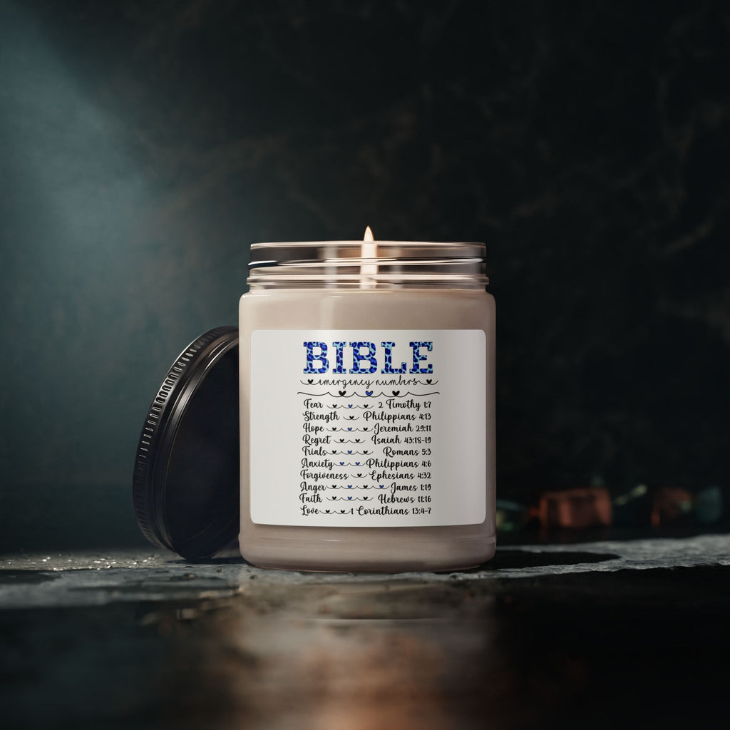 Bible Emergency Scriptures Scented Soy Candle, 9oz