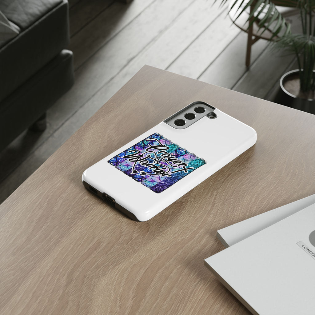Prayer Warrior Phone Case — Faith-Inspired Tough Protective Cover