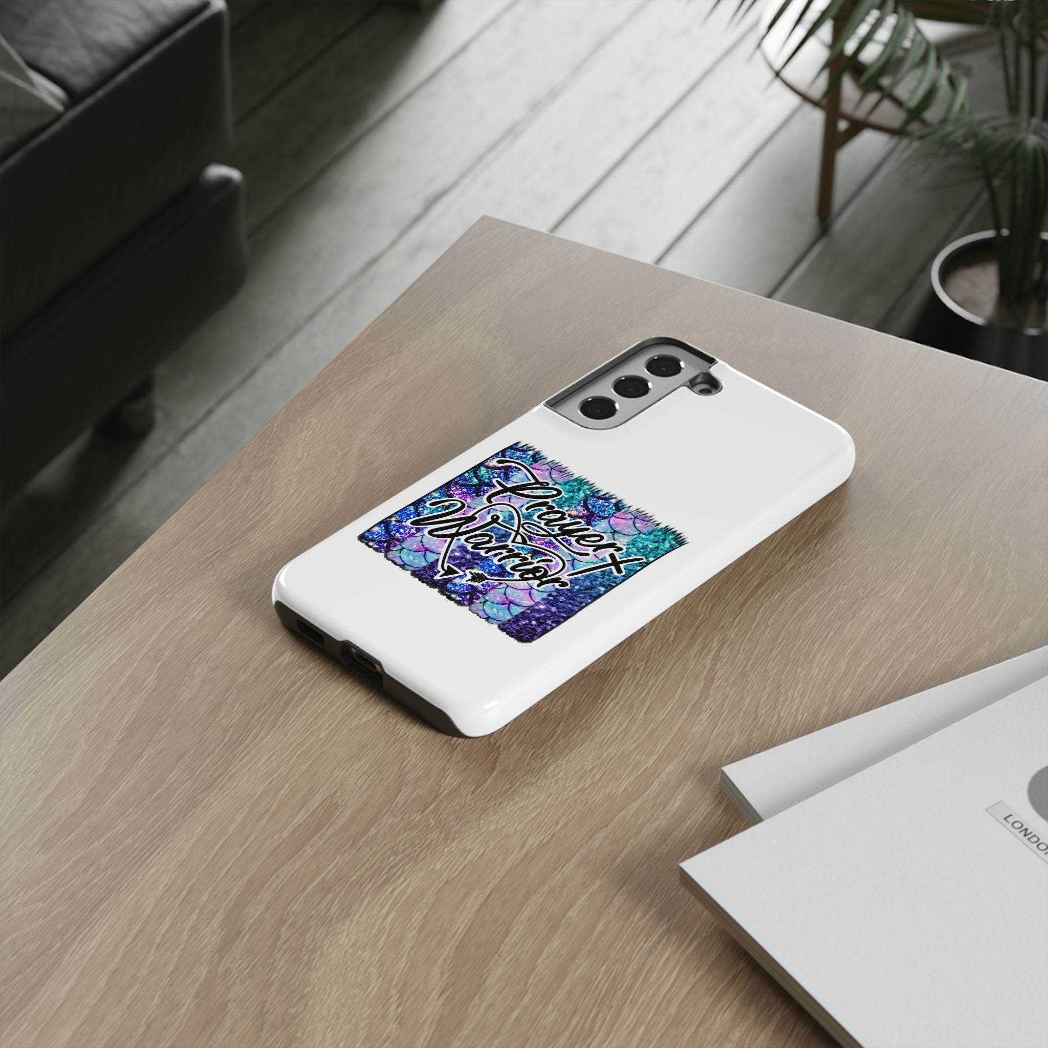 Prayer Warrior Phone Case — Faith-Inspired Tough Protective Cover
